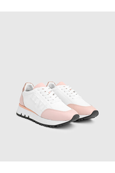İLVİ Gleam Genuine Leather White Women's Sports Shoes
