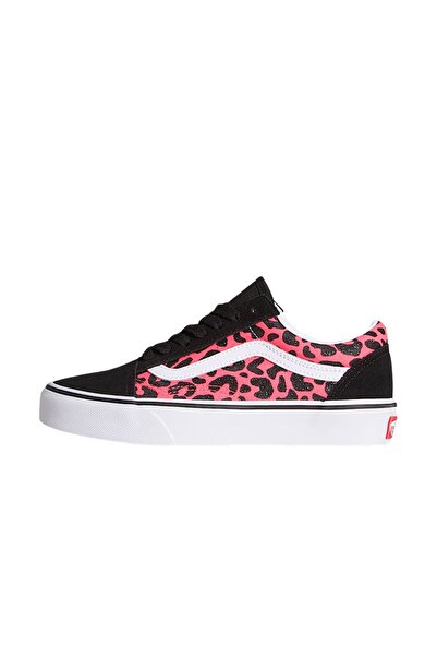 Vans Ολντ Σκουλ Γκλίτερ Λεοπάρ Παπούτσια Κ Ντίβα Ροζ