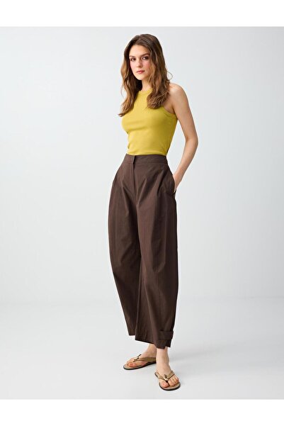 Jimmy Key Παντελόνι από 100% βαμβάκι, άνετη εφαρμογή, στενό στο τελείωμα, υφαντό