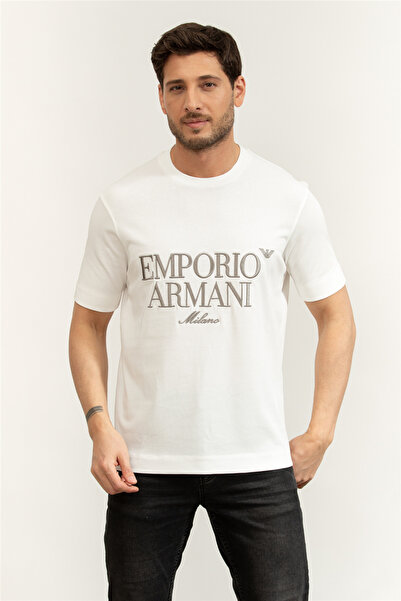 Emporio Armani Erkek Bisiklet Yaka T-Shirt