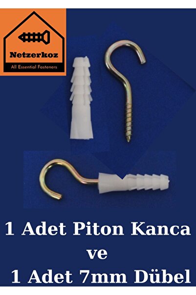 Netzerkoz 1 adet Piton Kanca ve 1 adet 7mm Dübel