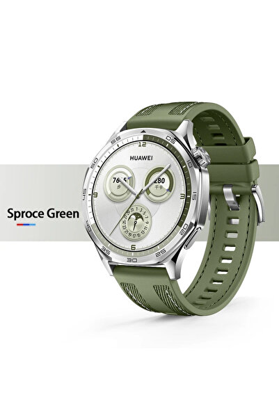 Choice حزام سبروس الأخضر الرسمي مقاس 22 مم لساعة WATCH GT 5 4 46mm و Watch 4 ...