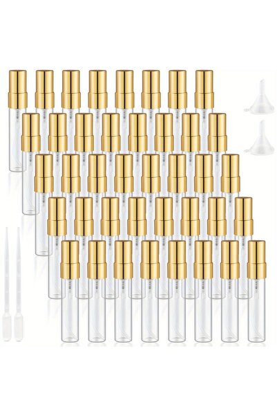 Choice 40PCS 5ml 40PCS 5ml/10ml mini transparent glass spray bottles, equippe...