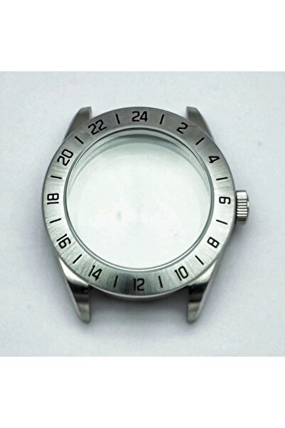 Choice silvery 40mm Sapphire Crystal Dive GMT Watch Case MOD PVD Black Knight...