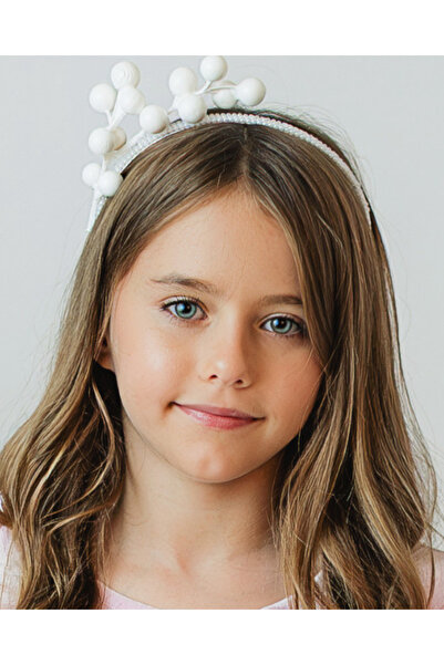 fustite cu luminite Κορδέλα μαλλιών - Λευκό