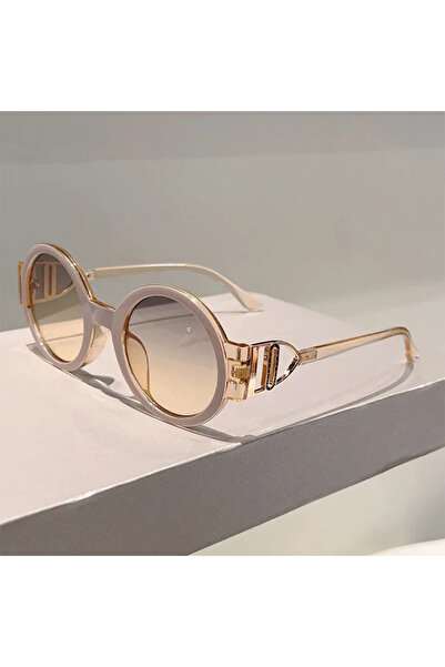 choice2 without case c-grey yellow GM LUMIAS Oversized Round Sunglasses Women...