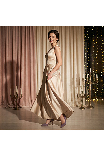 OEM Γόβες με ψηλό τακούνι - Μωβ - Μεσαία τακούνια (5-9 cm)