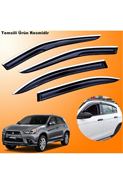 midline Mitsubishi ASX Krom Cam Rüzgarlığı ABS Nikelajlı Mügen Cam Rüzgarlığı...