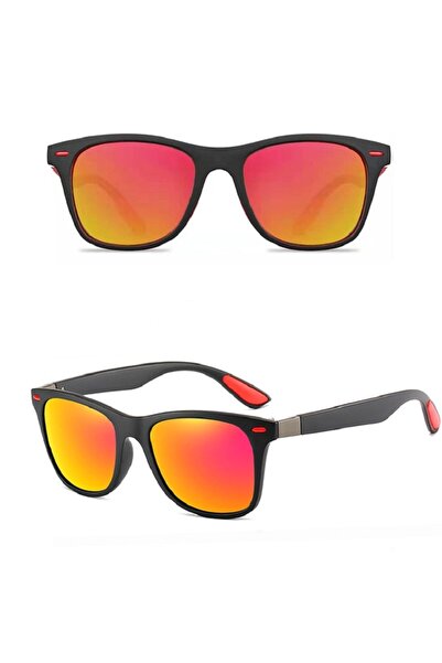 Choice1 red Fashion Classic Polarized Men And Women Square Sunglasses Anti Gl...