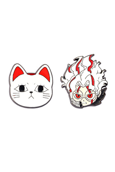 Choice 2pcs-set 2Pcs/Set Anime Turbo Granny Okarun Enamel Brooch Creative Fun...