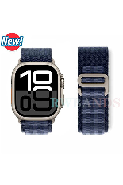 Choice30 44 45 49 S10-11-46MM Midnight blue Alpine Loop Strap for Watch Ultra...