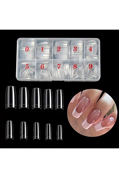 Choice1 Bp001-2 500 قطعة من رقع الأظافر الأكريليكية، نصف مجموعة من الأظافر ال...