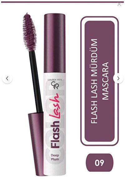 Golden Rose Flash Lash Colored Mascara No:09 Deep Plum- Renkli Maskara
