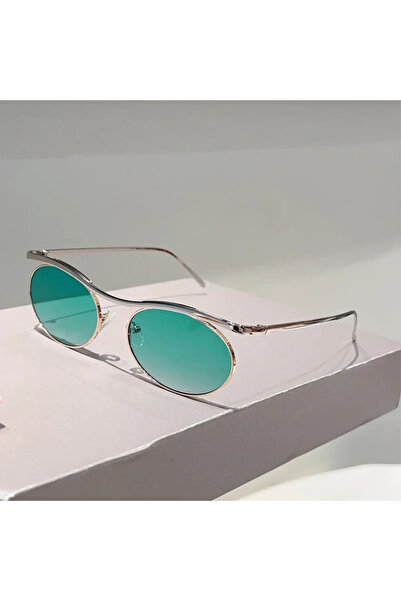 Choice1 as picture shows gradient cyan GM LUMIAS Oval Sunglasses Men New Vint...