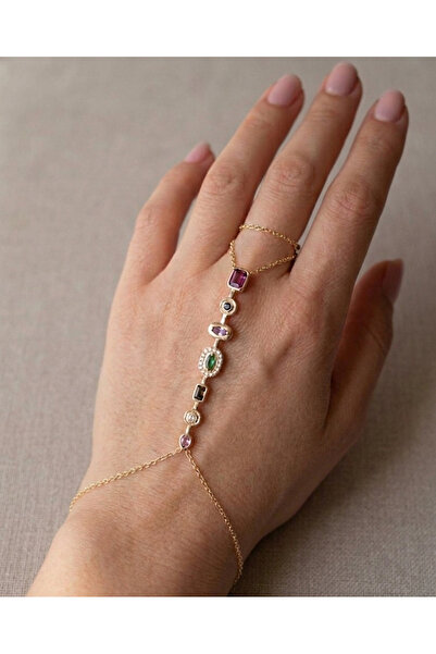 LC JEWELRY Special Series Colorful Stone Şahmeran Bracelet