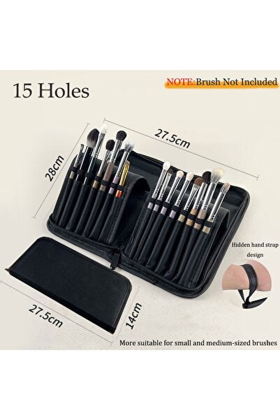 Choice1 15Holes Multifunctional Makeup Brush Storage Bag Makeup Artist Cosmet...