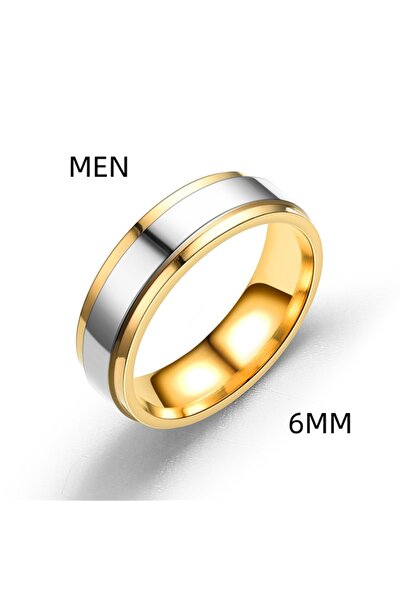 Choice11 9 DG1701 Simple Design Stainless Steel Wedding Ring 4mm/6mm Width Ba...