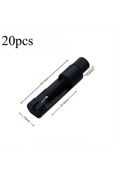 Choice black 20 Pcs Plastic Watch Band Link Adjust Slit Strap Bracelet Chain ...