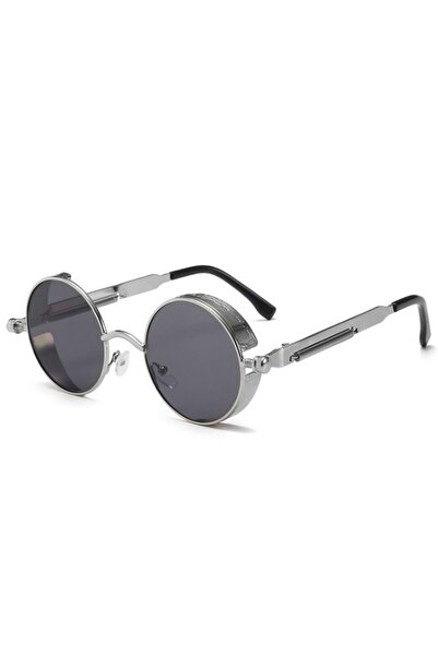 Choice1 DUTRIEUX Silvery Gray Classic Steampunk Sunglasses for Men and Women ...