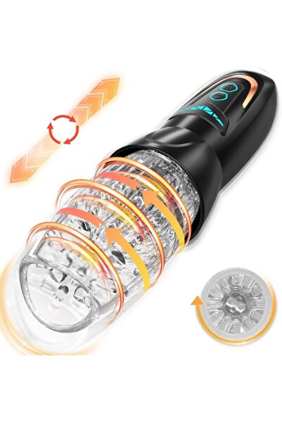 High and luxury Automatic toy with 10 modes, 8 pressure levels, and a rotatio...