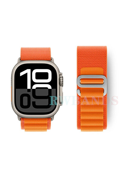 Choice43 44 45 49 S10-11-46MM Orange Alpine Loop Strap for Watch Ultra 3 Band...