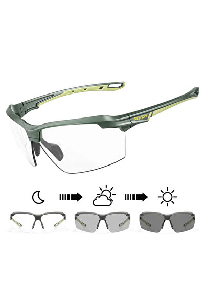 Choice8 1PACK-09 SCVCN Photochromic Cycling Sunglasses Glasses Bike MTB Bicyc...