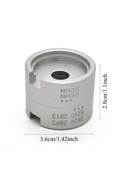 Choice4 حامل حركة الساعة الفضي NH34 NH35 يناسب NH36 SKX007 7S26 4R35 4R36 282...