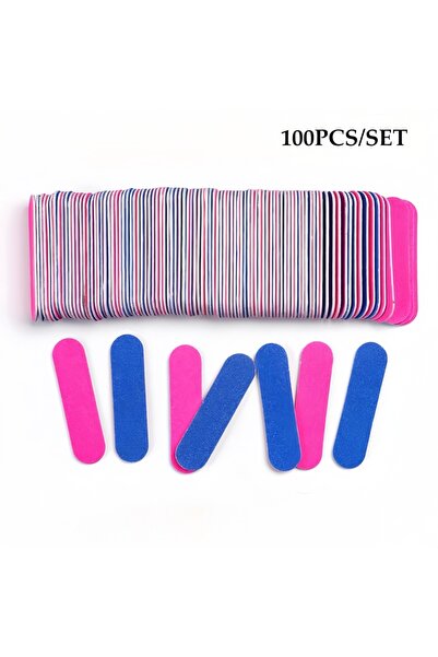 Choice 858 100PCs 50/100pcs Double Side Nail Files Mini Wood Sanding Buffer B...