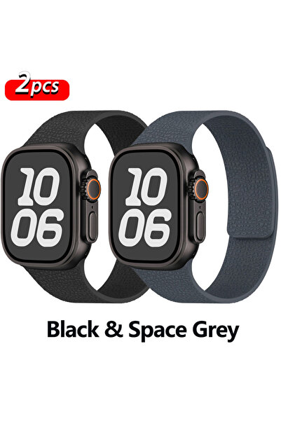 Choice20 49mm 44mm 45mm 46mm Black-Space Grey Magnetic Strap for watch Bands ...