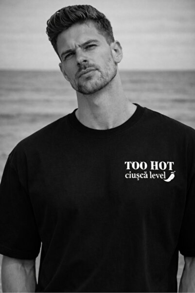 Bee Funky T-Shirt - Μαύρο - Baggy