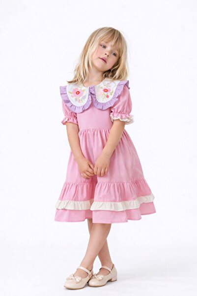 ARBİ kids Φόρεμα - Ροζ - Φουσκωτή φούστα