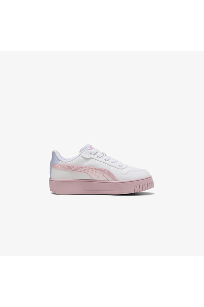 Puma Carina Street Blurry Dreams Çocuk Beyaz/Pembe Spor Ayakkabı