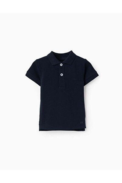 Ziddy Ss Shirt Pique, Night Blue