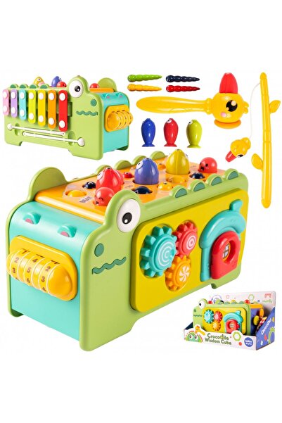 MalPlay Jucarie educativa cu xilofon, Labirint educational, angrenaje rotativ...