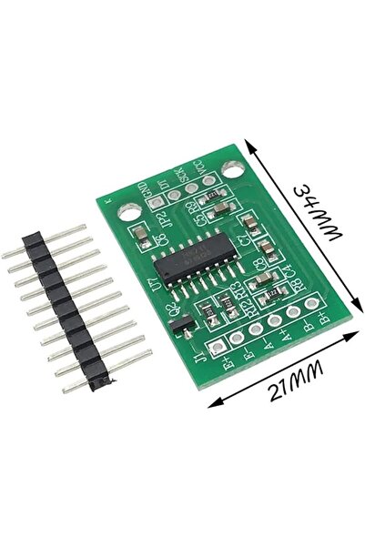 EmAyCenter HX711 Yük Hücresi Ağırlık Sensörü Amplifikatör Modülü (Load Cell) ...
