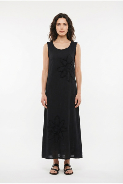 Eliş Şile Bezi Αμάνικο φαρδύ καλοκαιρινό αυθεντικό μακρύ φόρεμα από μουσελίνα...