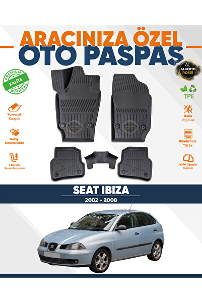 Alberto Rossi SEAT İBİZA 2002+2008 3D HAVUZLU PASPAS