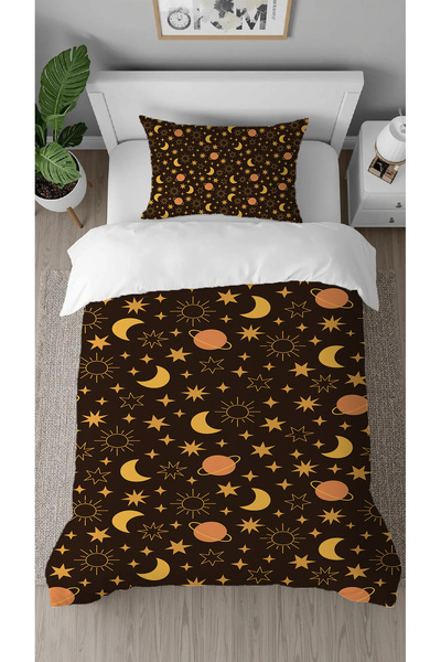 GREENDECOR جهاز Planet Space Star منقوش بتصميم خاص مكون من طباعة رقمية قطعة، ...