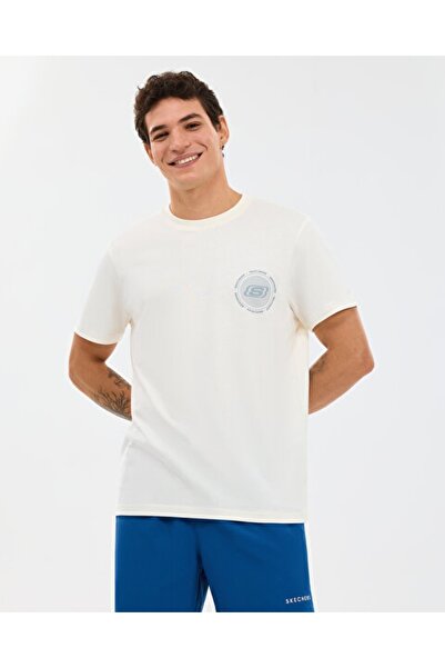 SKECHERS M Regular Men's T-Shirt S2610119-3855 White