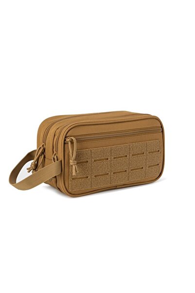 Choice1 Khaki HOMEFISH Tactical Toiletry Bag For Men Hygiene Bag Tool Molle P...