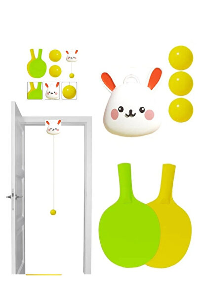 BLACK DİAMOND PLUSH TOY 2 Kişilik çocuk Kapı tenisi eğlence tavşan