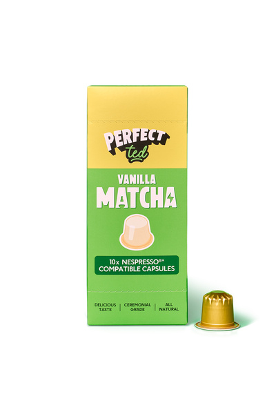 PerfectTed Türkiye Nespresso Uyumlu Matcha Kapsül Vanilyalı (10’lu) – Ceremon...