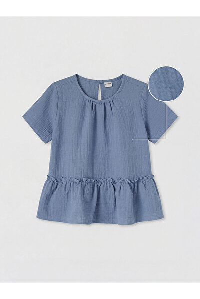 LC Waikiki Muslin Girls' Peplum Blouse