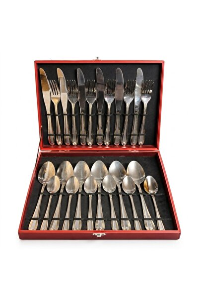 OEM AYBR HOME Σετ Μαχαιροπίρουνα από Ανοξείδωτο Ατσάλι, 24 Τεμάχια, Κομψό Κόκ...