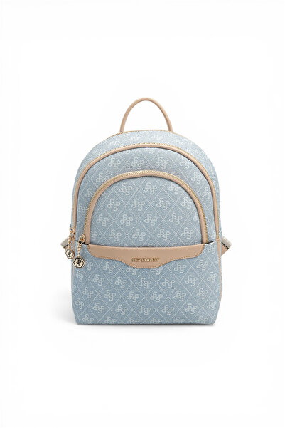 Silver Polo Σακίδιο πλάτης - Μπλε - Ψεύτικο δέρμα