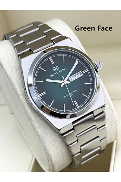 choice2 silver-green PABLO RAEZ Luxury Quartz Man Wristwatch Men Watches Wate...