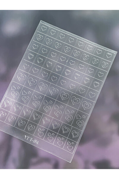 Choice37 1pcs 3D Checkered Transparent Spray-painted Nail Art Accessories Sti...