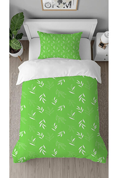GREENDECOR Flowers and Leaf Pattern Digital Printed Special Design Stylish Si...