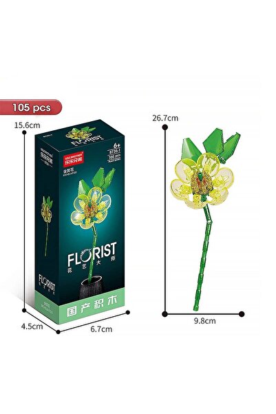 Toyska Renkli Işıklı Çiçek Yapım Seti --MICHELIA FIGO 105 Parça