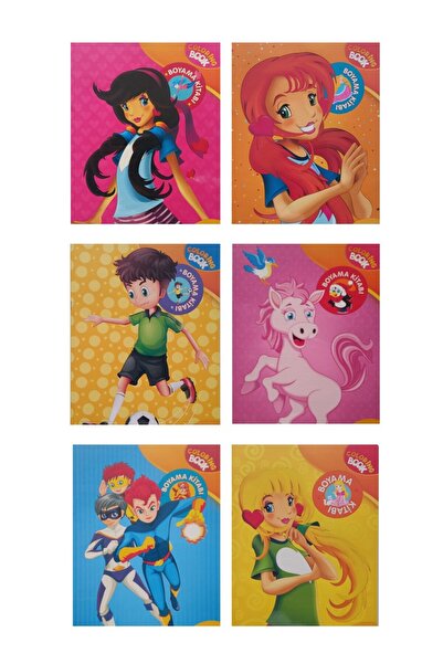 Parıltı Yayınları Coloring Book Series Coloring Books 6 Books